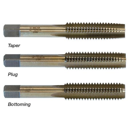 WALTER SURFACE TECHNOLOGIES 12.0Mm Taper Sst+ Hss Hand Taps Metric Pk 3 03D121